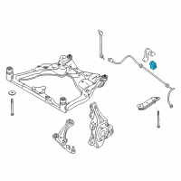 OEM 2014 Nissan Murano BUSHING STABILIZER Diagram - 54613-1AA0B