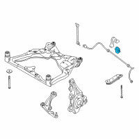 OEM 2011 Nissan Murano BUSHING STABILIZER Diagram - 54613-1AA0B