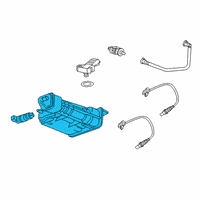 OEM 2022 Cadillac XT5 Vapor Canister Diagram - 84824671