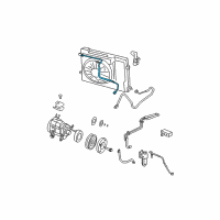 OEM 2004 Dodge Durango Line-A/C Discharge Diagram - 55056256AD