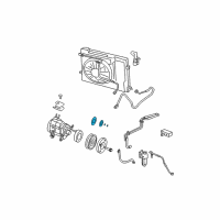 OEM 2004 Dodge Durango CLUTCHPKG-A/C Compressor Diagram - 5135972AA