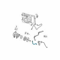 OEM 2005 Dodge Durango Hose-Heater Return Diagram - 55056188AD