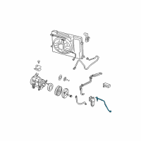 OEM 2009 Chrysler Aspen Line-A/C Liquid Diagram - 55056434AB