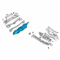 OEM Kia Spectra Panel Assembly-Dash, Lower Diagram - 0K2NA53400A