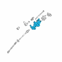 OEM 2009 Ford F-150 Steering Column Diagram - 9L3Z-3C529-H