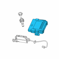 OEM 2019 Chrysler Pacifica TRANSMITT-Hub Diagram - 68383680AC