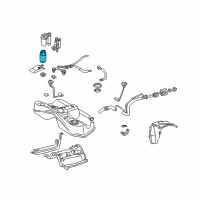 OEM 2001 Lexus GS300 Fuel Pump Assembly Diagram - 23221-70360