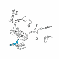 OEM Lexus GS430 Band, Fuel Tank Diagram - 77601-30160