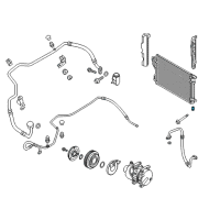 OEM 2015 Hyundai Genesis Coupe Cap Assembly-R/Drier Diagram - 97852-1D000