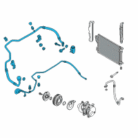 OEM 2012 Hyundai Tucson Tube Assembly-Suction & Liquid Diagram - 97775-2S550