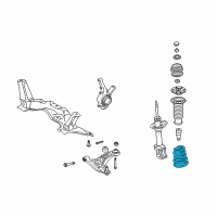 OEM 2011 Toyota Yaris Coil Spring Diagram - 48131-52E11