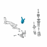 OEM 2008 Toyota Yaris Knuckle Diagram - 43212-52060