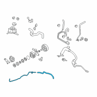 OEM 2014 Nissan Murano Hose & Tube Assy-Power Steering Diagram - 49721-1AA2D