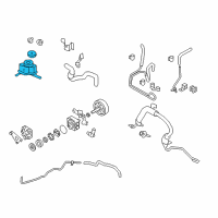 OEM Nissan Murano Tank Assy-Reservoir Diagram - 49180-JN00D