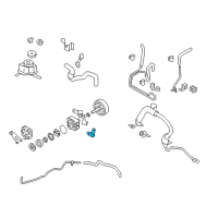 OEM 2009 Nissan Murano Connector Assy-Power Steering Pump Diagram - 49161-6N200