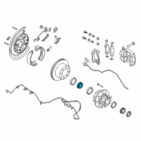 OEM 2004 Ford F-250 Super Duty Inner Bearing Diagram - F81Z-1244-BA