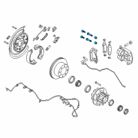 OEM Ford F-250 Super Duty Caliper Pin Diagram - AC3Z-2C150-A