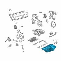 OEM Chrysler LHS Pan-Oil Diagram - 4792956AA