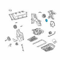 OEM 1995 Chrysler LHS Seal-Water Pump To Front Cover Diagram - 4659430AB