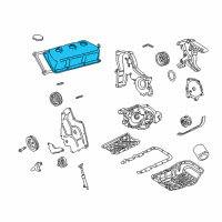 OEM 1999 Chrysler LHS Cover-Cylinder Head Diagram - 4792098