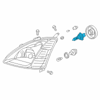 OEM 1992 Honda Accord Bulb, Headlight (Hb4) (12V 51W) (Philips) Diagram - 33116-TA0-A01