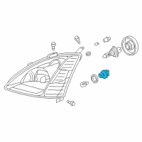 OEM 2003 Honda Civic Socket Diagram - 33303-S47-901