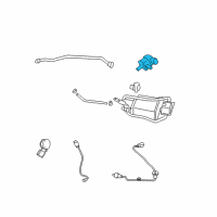 OEM 2010 Toyota Matrix Vacuum Valve Diagram - 25860-0H090