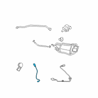 OEM Toyota Prius Plug-In Upper Oxygen Sensor Diagram - 89467-02070