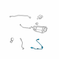 OEM 2013 Toyota Corolla Rear Oxygen Sensor Diagram - 89465-12840