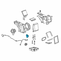 OEM Cadillac Escalade ESV Actuator Diagram - 22893762