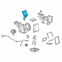 OEM 2009 Chevrolet Suburban 1500 Heater Core Diagram - 25882728