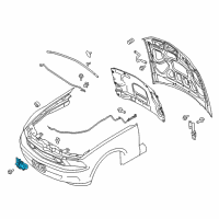 OEM 2011 Ford Mustang Latch Diagram - AR3Z-16700-A