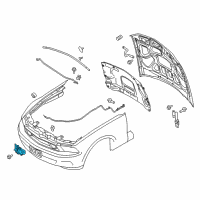 OEM Ford Latch Diagram - AR3Z-16700-A