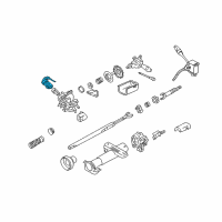 OEM 2000 Pontiac Sunfire Cylinder & Keys Diagram - 25832352
