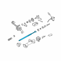 OEM 2000 Chevrolet Cavalier Steering Column-Lower Shaft Diagram - 26052406