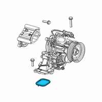 OEM Jeep Gasket-Water Pump Diagram - 4893666AA