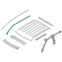 OEM 2014 Ford F-150 Weatherstrip Diagram - AL3Z-1651223-A