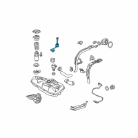 OEM 2004 Toyota Corolla Fuel Gauge Sending Unit Diagram - 83320-02050