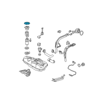 OEM Toyota Land Cruiser Plate Upper Plate Diagram - 77168-52010