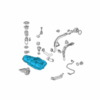 OEM 2003 Toyota Corolla Fuel Tank Diagram - 77001-02150