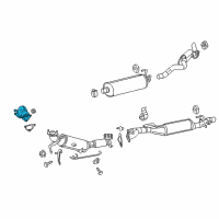 OEM Ram Front Exhaust Pipe Diagram - 68330226AA