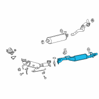 OEM 2014 Ram 1500 Converter-Exhaust Diagram - 68155791AC