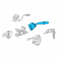 OEM 2006 Toyota Matrix Wiper Switch Diagram - 84652-01091