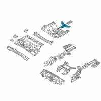 OEM Kia Reinforcement Spare Tire Carrier Diagram - 65577C1000