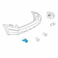 OEM Mercury Parking Sensors Diagram - 4F2Z15K859AA