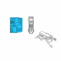 OEM Chrysler Aspen Relay Junction Block Diagram - 56049173AG