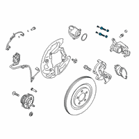 OEM Ford Police Interceptor Utility Mount Kit Diagram - L1MZ-2C150-C