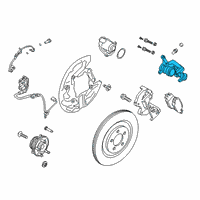 OEM 2020 Lincoln Aviator Caliper Diagram - L1MZ-2553-E