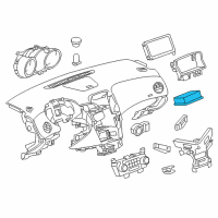 OEM 2011 Buick Regal Module Diagram - 23340429