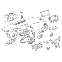 OEM Chevrolet Cruze Sentinel Sensor Diagram - 13578461